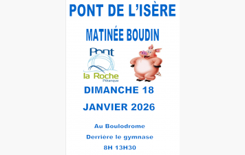 Matinée Boudin au boulodrome couvert le dimanche 18 janvier