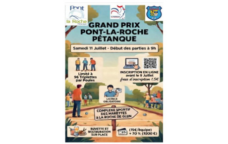 GRAND PRIX PONT LA ROCHE PETANQUE