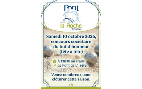 Concours du But d'Honneur. SAMEDI 10 OCTOBRE