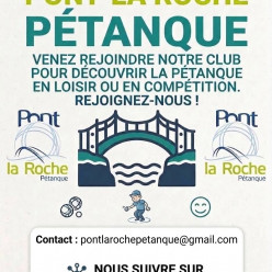 Nouvelle saison, PONT LA ROCHE PETANQUE